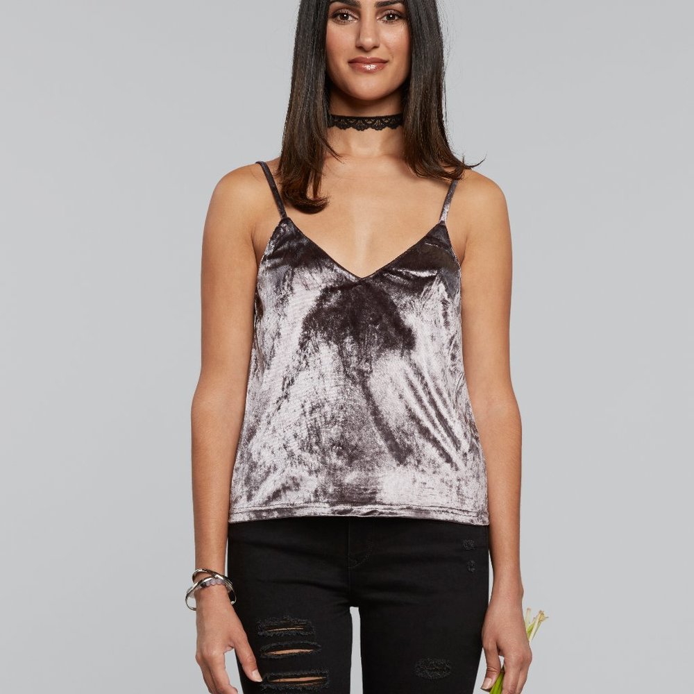 Goldie Lavender Velvet Camisole